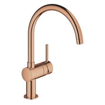 Baterie bucatarie Grohe Minta cu pipa C warm sunset Baterie bucatarie Grohe Minta cu pipa C warm sunset