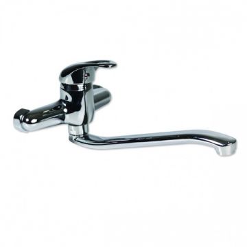 Baterie bucatarie pipa mare 25cm Zinox ZLN-7741, Monocomanda, Cartus ceramic 40mm