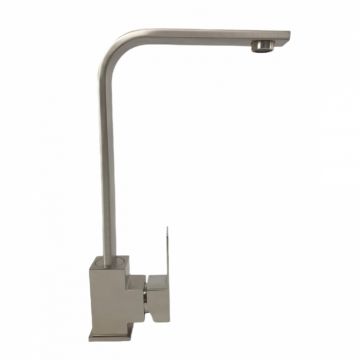 Baterie de bucatarie, MIXXUS KUB-011 din otel inoxidabil, 360  , racorduri incluse