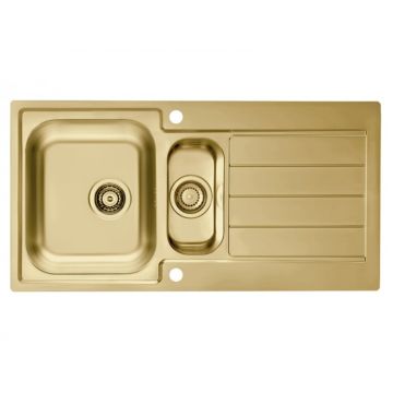 Chiuveta Alveus, LINE 10 BRONZ, Incastrabil, Inox