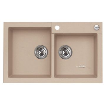 Chiuveta bucatarie Alveus ROCK 90 A55 BEIGE MELANGE