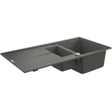Chiuveta bucatarie Grohe K400 60 -C cu doua cuve inegale 1000x500mm compozit granite gray Chiuveta bucatarie Grohe K400 60 -C cu doua cuve inegale 1000x500mm compozit granite gray