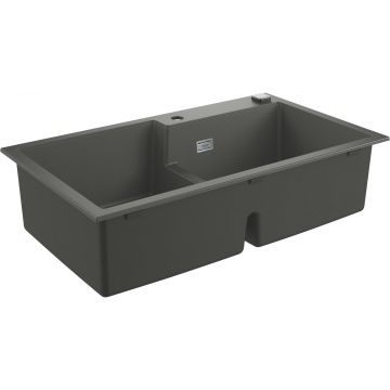 Chiuveta bucatarie Grohe K500 90 -C cu doua cuve 860x500mm compozit granite gray Chiuveta bucatarie Grohe K500 90 -C cu doua cuve 860x500mm compozit granite gray