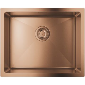 Chiuveta bucatarie Grohe K700U 60 540x440mm montare sub blat inox brushed warm sunset Chiuveta bucatarie Grohe K700U 60 540x440mm montare sub blat inox brushed warm sunset