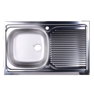 Chiuveta cu o cuva Franke SDN 711, inox satinat, cuva stanga, 80 x 50 cm