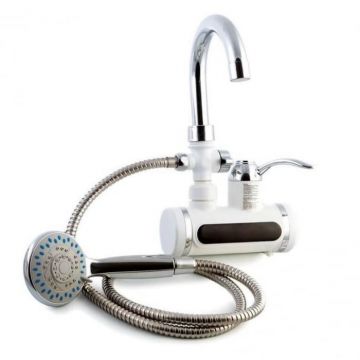 Robinet electric (instant apa calda) Freddo SN0045, 3000W, 60A  C, Anti-calcar, cu cap dus