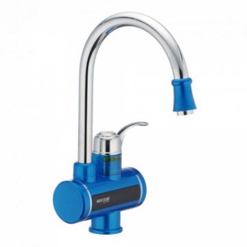 Robinet instant electric pentru apa MIXXUS Electra 240-E Blue, 3 kW, Plastic  Otel inoxidabil