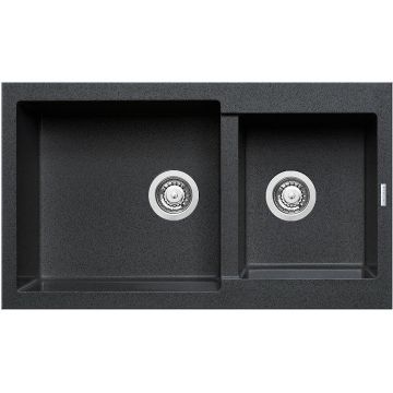 Chiuveta bucatarie Alazia 86x50 1 3/4B Black Chiuveta bucatarie Alazia 86x50 1 3/4B Black