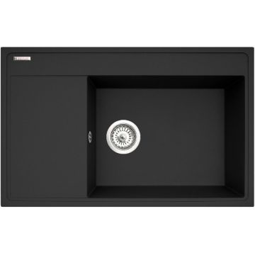 Chiuveta bucatarie Camea 79x50 1B 1D DR Carbon Chiuveta bucatarie Camea 79x50 1B 1D DR Carbon