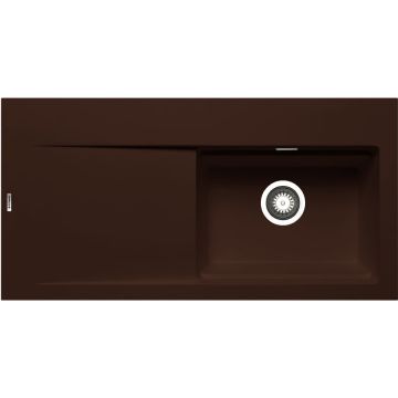 Chiuveta bucatarie granit TEKTON 100x51 1B 1D DR Chocolate