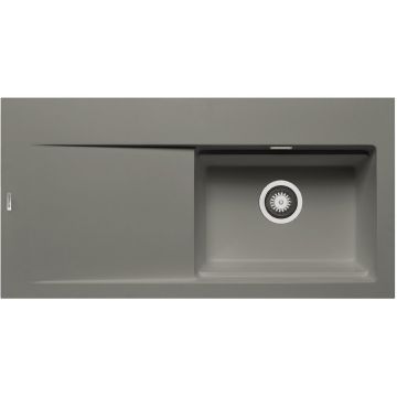 Chiuveta bucatarie Tekton 100x51 1B 1D DR Industrial Grey