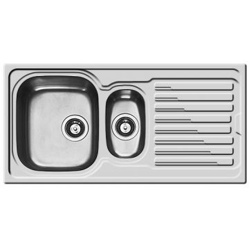 Chiuveta de bucatarie Inox AMALTIA 100x50 1 1/2B 1D LN