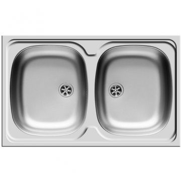 Chiuveta de bucatarie Inox INTERNATIONAL 80x50 2B SM