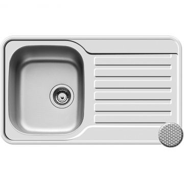 Chiuveta de bucatarie Inox SPACE MINI 80*48 1B 1D LN ST