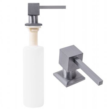 Dozator detergent Rea Square 330 ml finisaj nichel periat Dozator detergent Rea Square 330 ml finisaj nichel periat