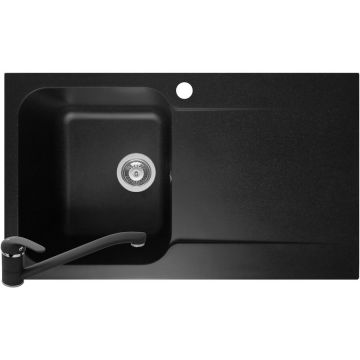 Pachet chiuveta soft compozit bucatarie Level ARTITHEK 1B 1D ST + Baterie Negru Pachet chiuveta soft compozit bucatarie Level ARTITHEK 1B 1D ST + Baterie Negru