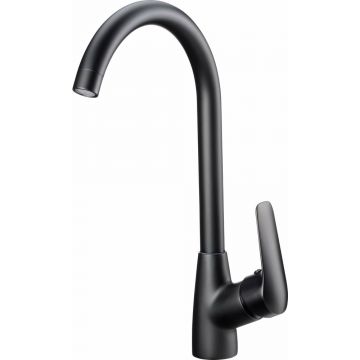 Baterie bucatarie Deante Boro H340 mm negru