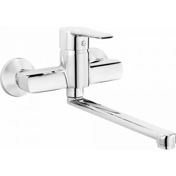 Baterie bucatarie Deante Corio H139 mm crom