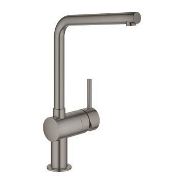 Baterie bucatarie Grohe Minta antracit periat Hard Graphite