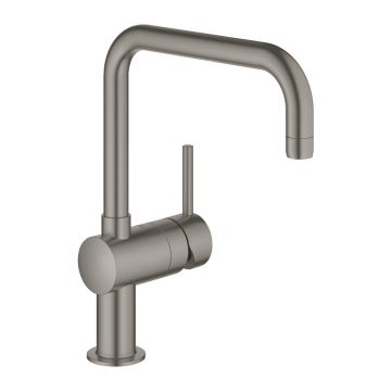 Baterie bucatarie Grohe Minta antracit periat Hard Graphite monocomanda