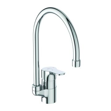 Baterie bucatarie Ideal Standard Cerabase BlueStart crom lucios cu pipa inalta