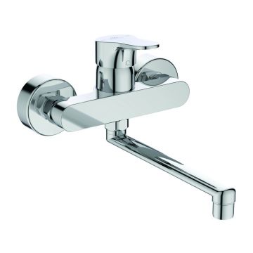 Baterie bucatarie Ideal Standard Cerabase cu pipa rotativa crom lucios