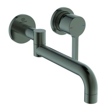 Baterie bucatarie Ideal Standard Gusto gri Magnetic Grey cu montare peste aragaz