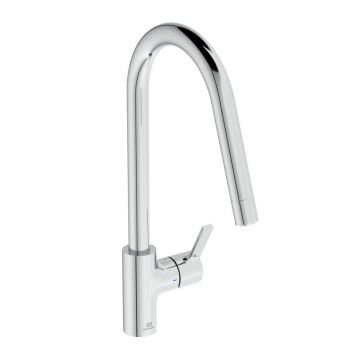 Baterie bucatarie Ideal Standard Gusto pentru presiune scazuta crom lucios