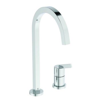 Baterie bucatarie Ideal Standard Gusto Square 217 crom lucios 2 elemente