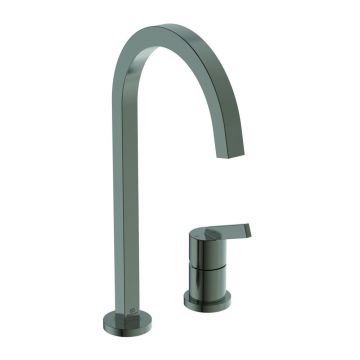 Baterie bucatarie Ideal Standard Gusto Square 217 gri Magnetic Grey 2 elemente