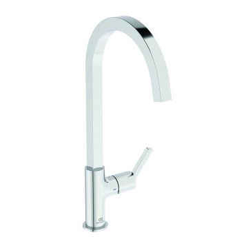 Baterie bucatarie Ideal Standard Gusto Square 306 crom lucios