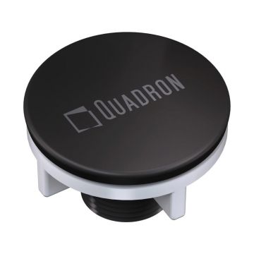 Capac pentru orificiul de robinet Quadron Unique finisaj negru carbon