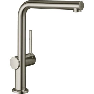 Baterie bucatarie cu dus extractibil crom periat Hansgrohe Talis M54 270 cu 1 jet