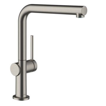 Baterie bucatarie cu dus extractibil gri periat Hansgrohe Talis M54 270 cu 1 jet