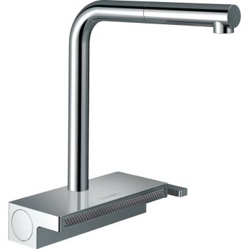 Baterie bucatarie cu dus extractibil Hansgrohe Aquno Select M81 250 cu 2 jeturi
