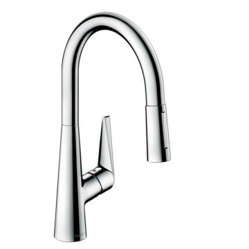 Baterie bucatarie cu dus extractibil Hansgrohe Talis M51 200 Eco sBox cu 2 jeturi