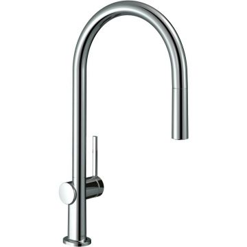 Baterie bucatarie cu dus extractibil Hansgrohe Talis M54 210 cu 1 jet