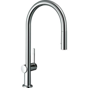 Baterie bucatarie cu dus extractibil Hansgrohe Talis M54 210 cu 2 jeturi