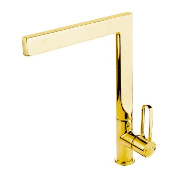 Baterie bucatarie FDesign Zaffiro monocomanda auriu lucios