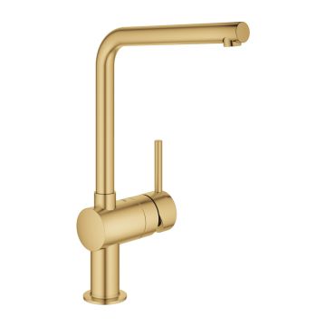 Baterie bucatarie Grohe Minta auriu periat Cool Sunrise