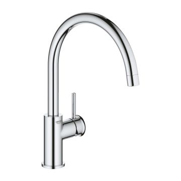 Baterie bucatarie Grohe Start Classic crom lucios cu pipa pivotanta