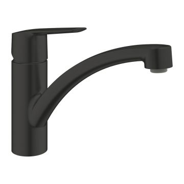 Baterie bucatarie Grohe Start monocomanda negru mat