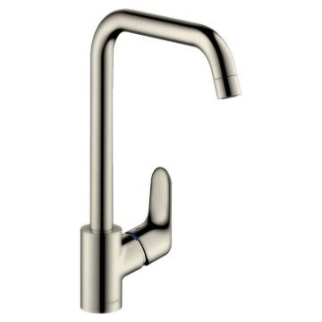 Baterie bucatarie monocomanda crom periat Hansgrohe Focus M41 260 cu 1 jet
