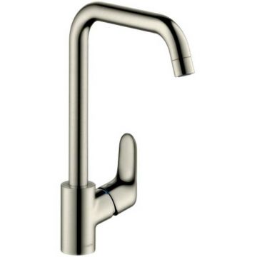 Baterie bucatarie monocomanda crom periat Hansgrohe Focus M41 260 Eco cu 1 jet