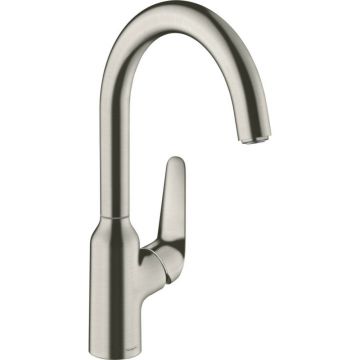 Baterie bucatarie monocomanda crom periat Hansgrohe Focus M42 220 cu 1 jet