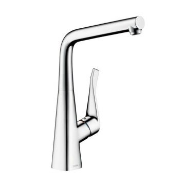 Baterie bucatarie monocomanda Hansgrohe Metris M71 320 cu 1 jet 14822000