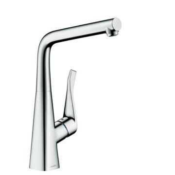 Baterie bucatarie monocomanda Hansgrohe Metris M71 320 cu 1 jet 14823000