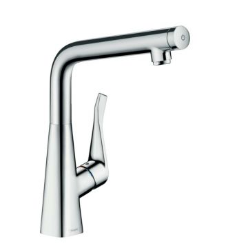 Baterie bucatarie monocomanda Hansgrohe Metris M71 320 Eo cu 1 jet