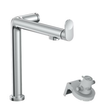 Baterie bucatarie monocomanda si sistem filtrare Hansgrohe Aquittura M91 240 cu 1 jet
