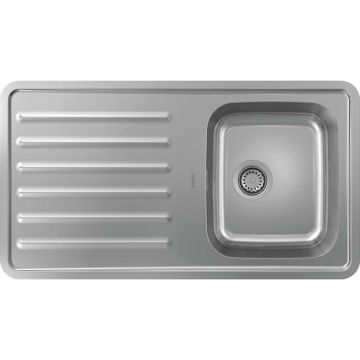 Chiuveta bucatarie Hansgrohe S41 inox 91.5x50.5 cm
